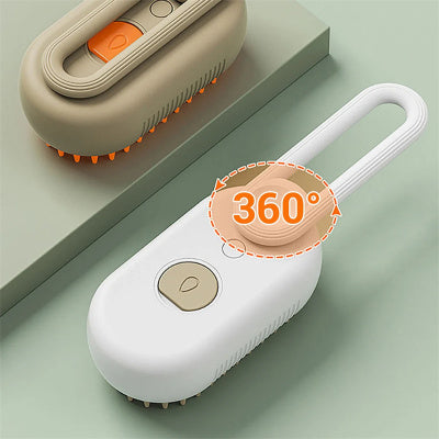 Hate bathing your pet? LOVILDS™ Steam Brush cleans without water. Long-lasting battery, 1 month per charge.