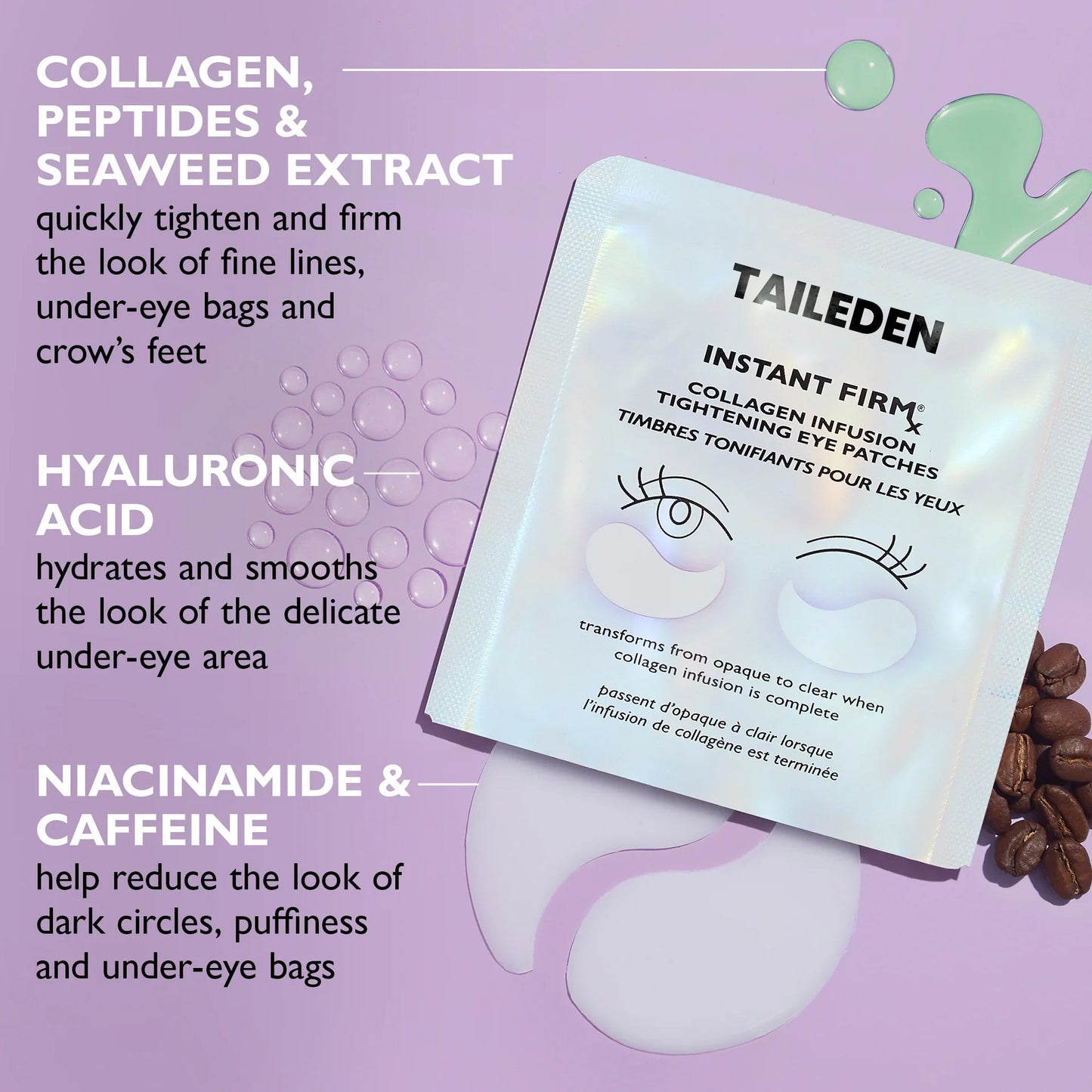 TAILEDEN™Instant Collagen Eye Patches – Bye Puffiness & Fine Lines